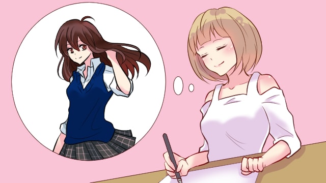 記憶を頼りに描く
