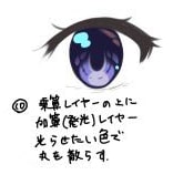 澄んだ目の描き方10