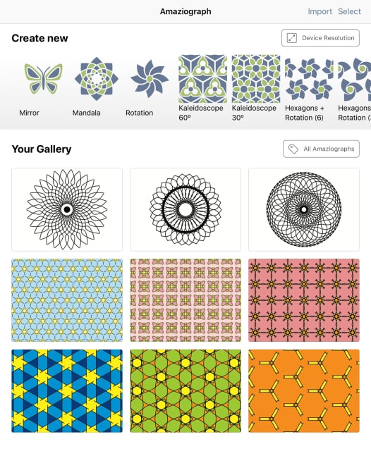 イラストのパターンの作り方 おすすめのアプリ Amaziograph で簡単に模様制作 お絵かき図鑑