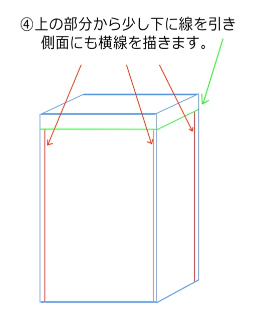 横線と縦線を追加