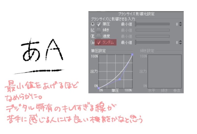 クリスタ 筆圧の設定を解説 使いやすいペンに調整しよう お絵かき図鑑