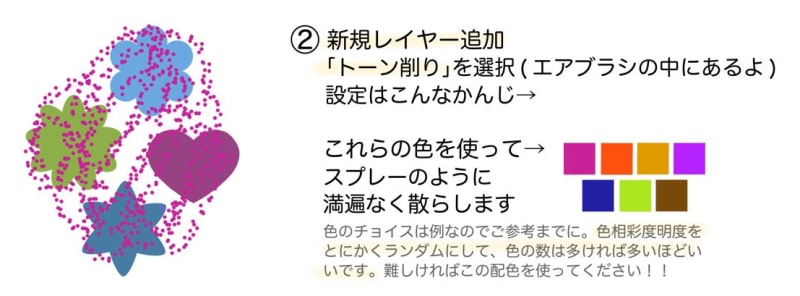 ラメの描き方をイラスト解説 クリスタのブラシを使った表現方法 お絵かき図鑑