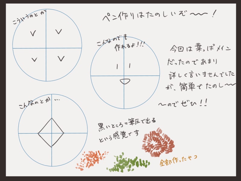 他のペンも作れる