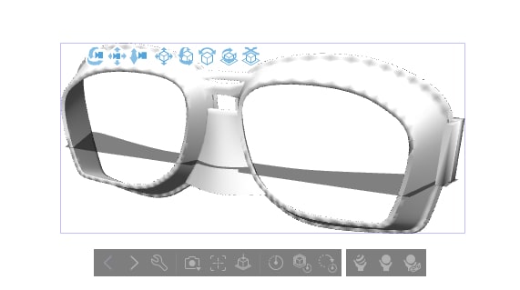 ゴーグルの3D素材2