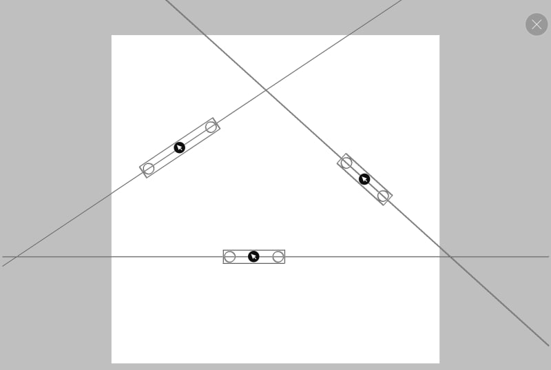 使いたい定規を選択する