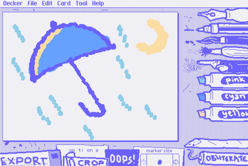 カラーパレットを変えてお絵描きする