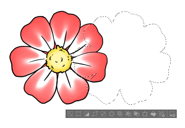 選択範囲を移動する