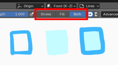 ブラシツールで塗りつぶすことも可能