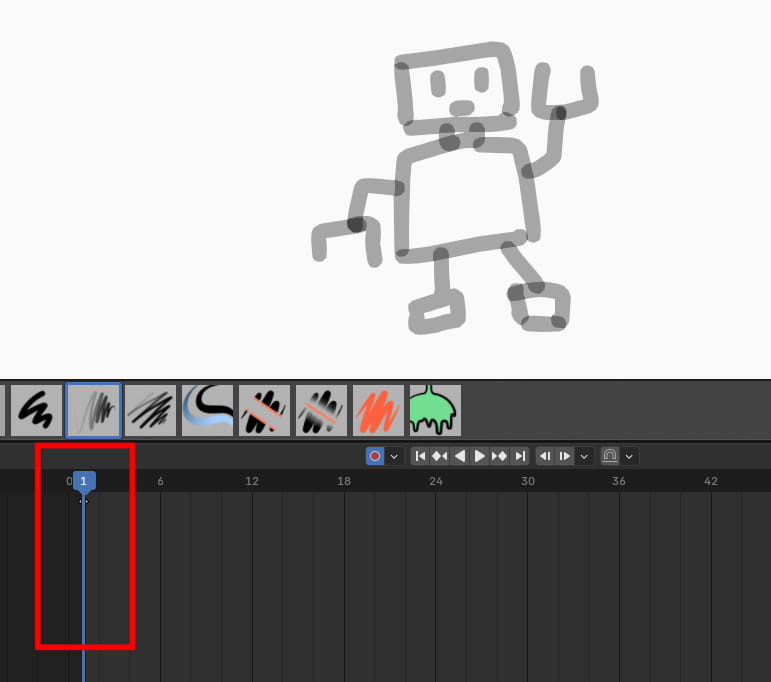 1枚目の絵を描く