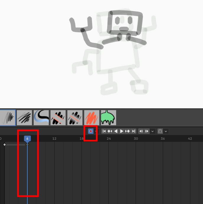 2枚目の絵を描く