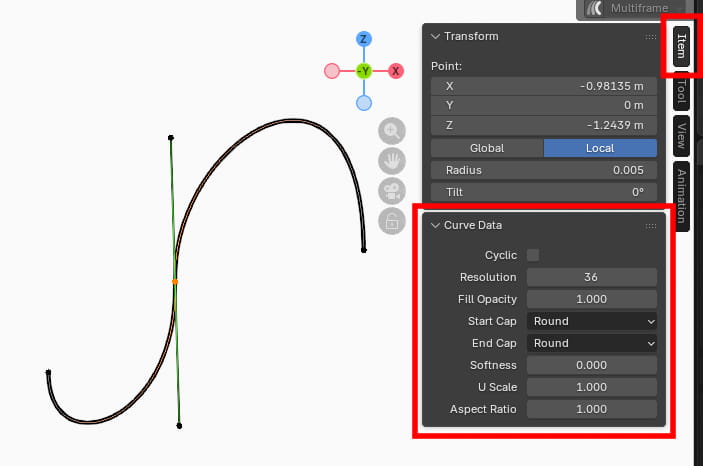 線を滑らかにする