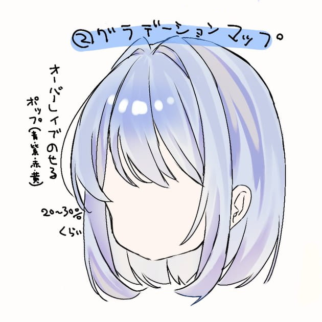 グラデーションマップを加える