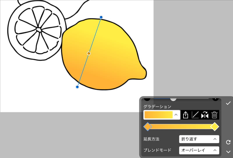 はみ出した部分は非表示